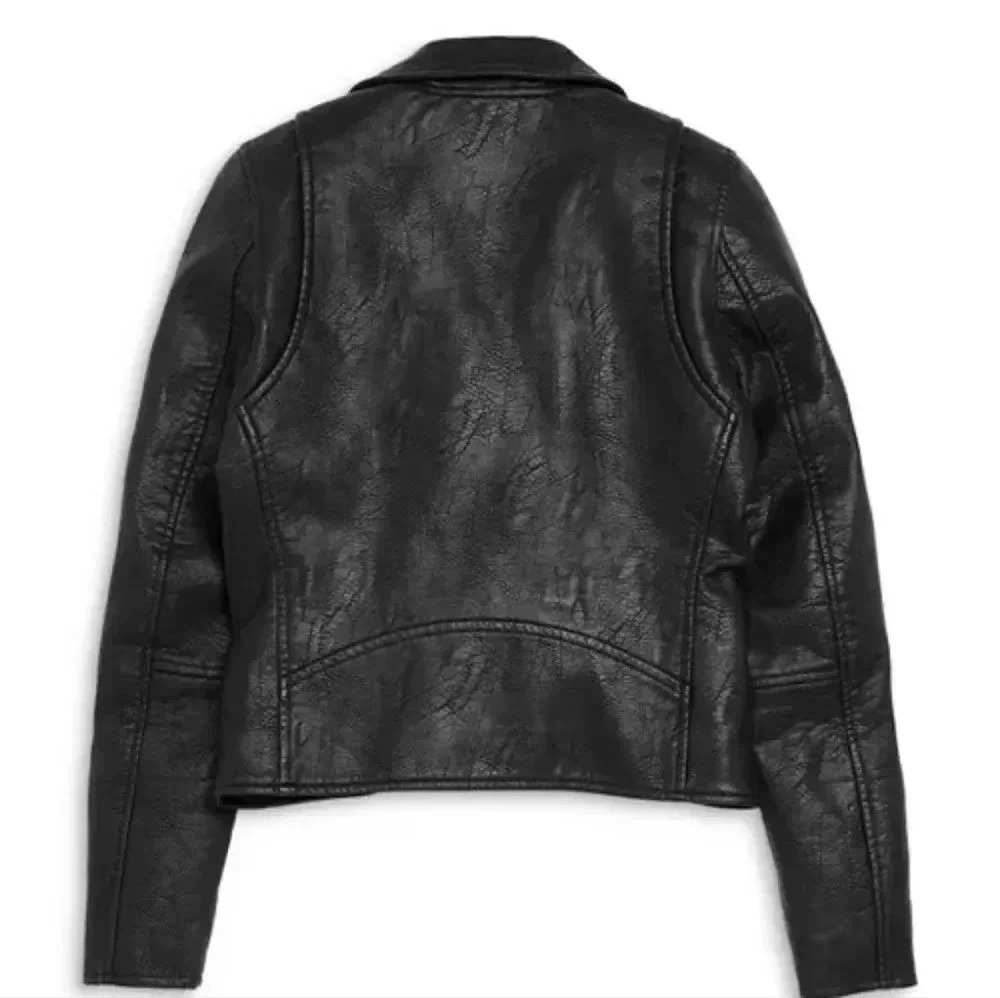 Blank NYC Womens Luxury Clothing Semi Fitted Vegan Leather Motorcycle J… - Picture 10 of 12